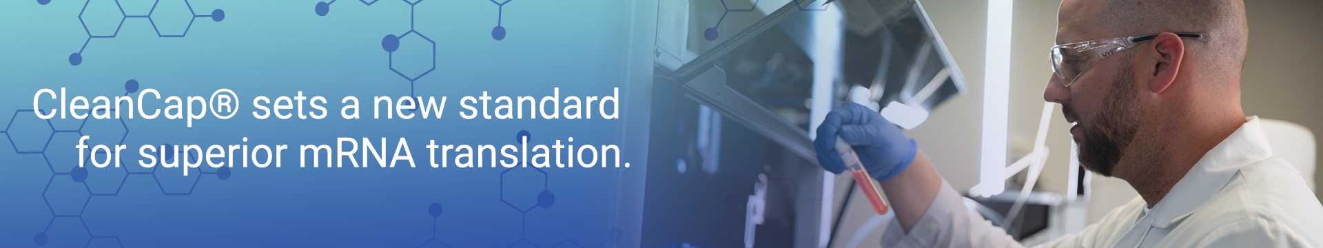 CleanCap sets a new standard for superior mRNA translation. Cleancap_banner